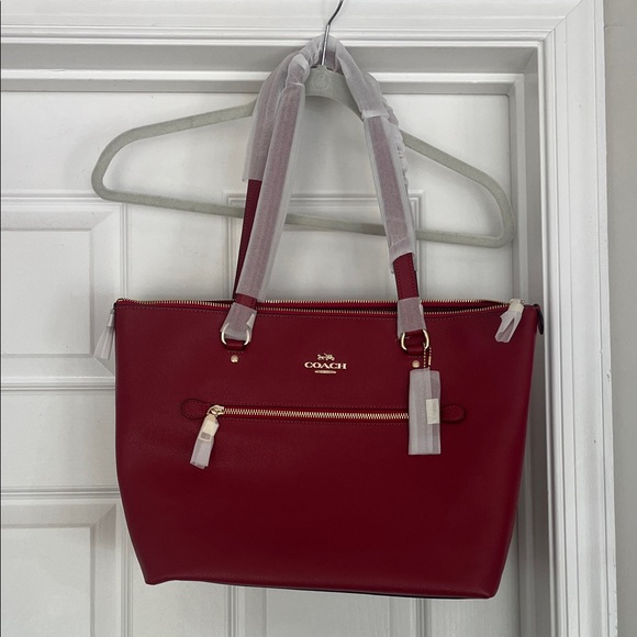 Coach Handbags - Coach Outlet Gallery Tote Bag in Red